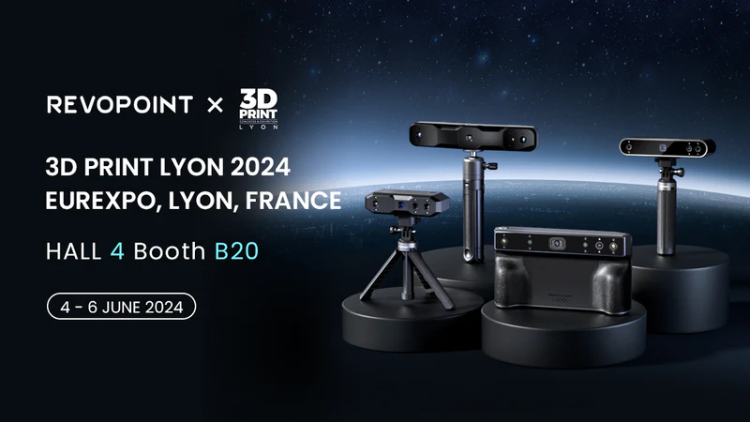 3D PRINT LYON 2024で Revopointが大きな盛り上がりを見せ