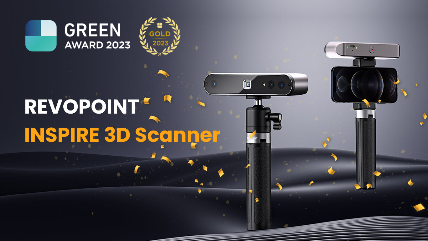 Revopoint INSPIRE、2023年の「GREEN AWARD」で金賞を受賞!