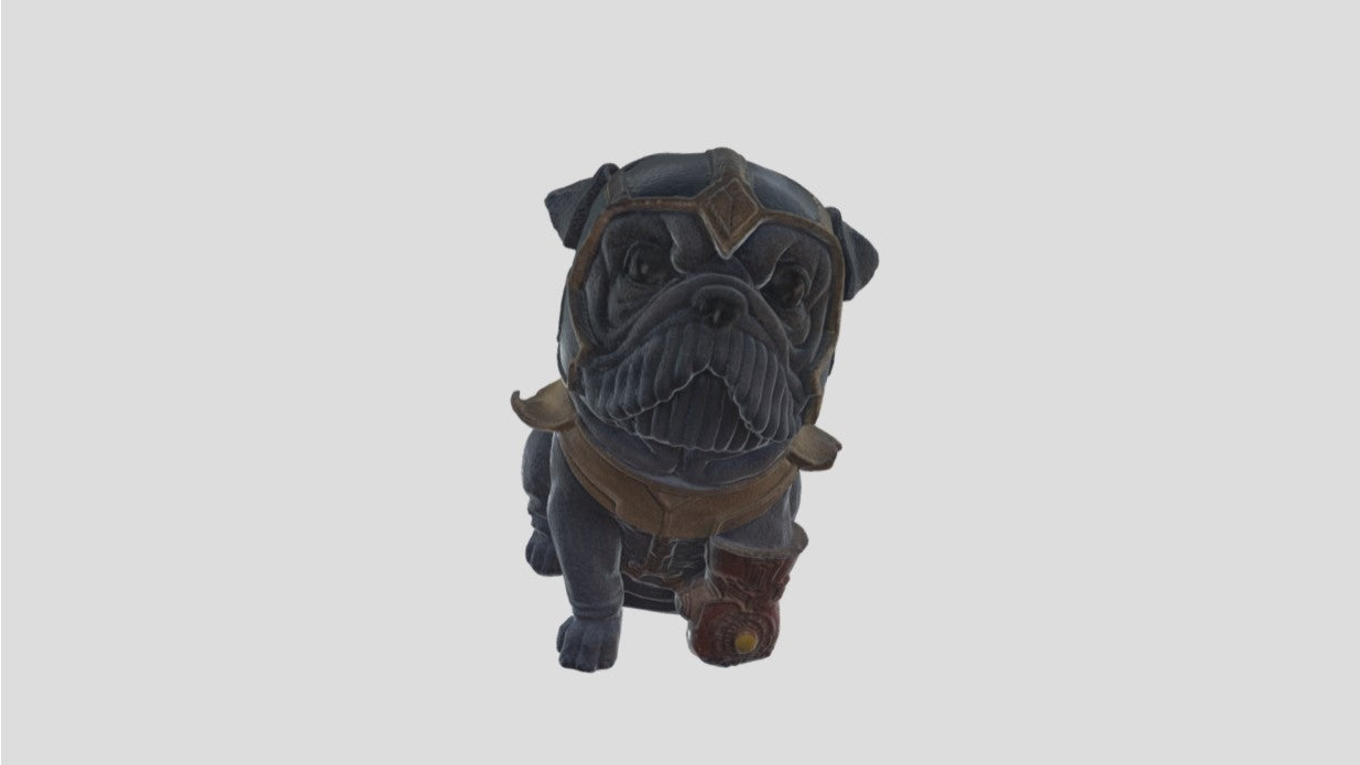 Thanos shaped bulldog(scanned by Revopoint MINI)