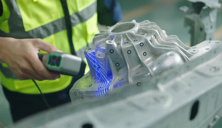 ブルーレーザー3Dスキャニングの仕組み