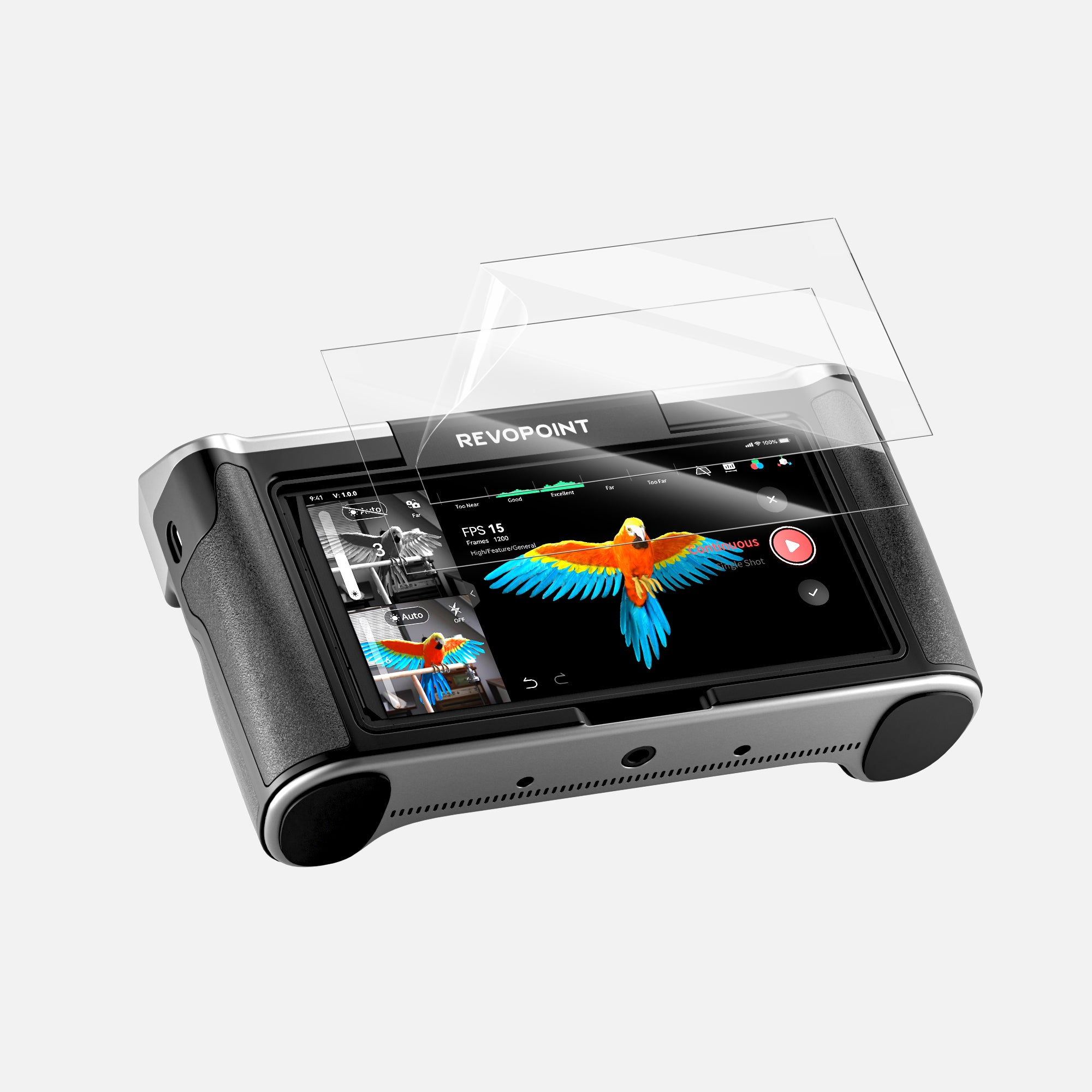 MIRACOシリーズ用の保護ケースと画面保護フィルム