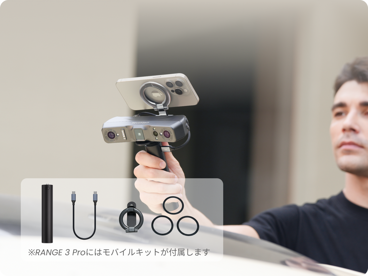 ピタッと装着、サッとスキャン