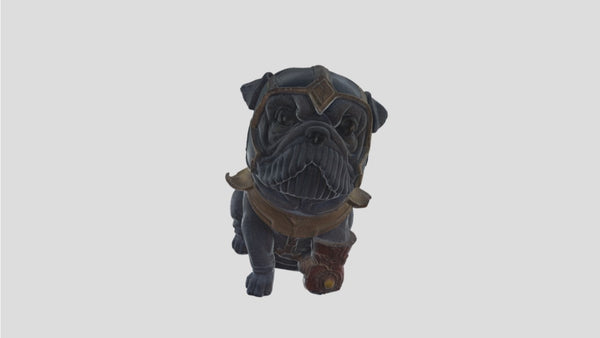 Thanos shaped bulldog（scanned by Revopoint MINI）