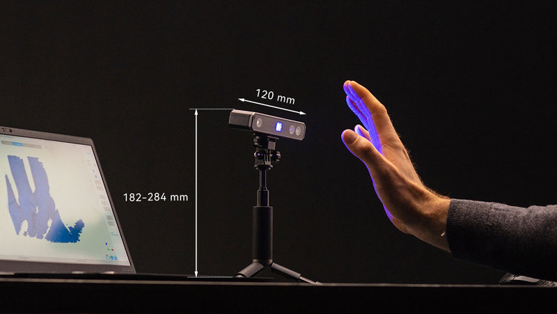 0.02mm高精度ブルーライト小型3Dスキャナー｜Revopoint MINI