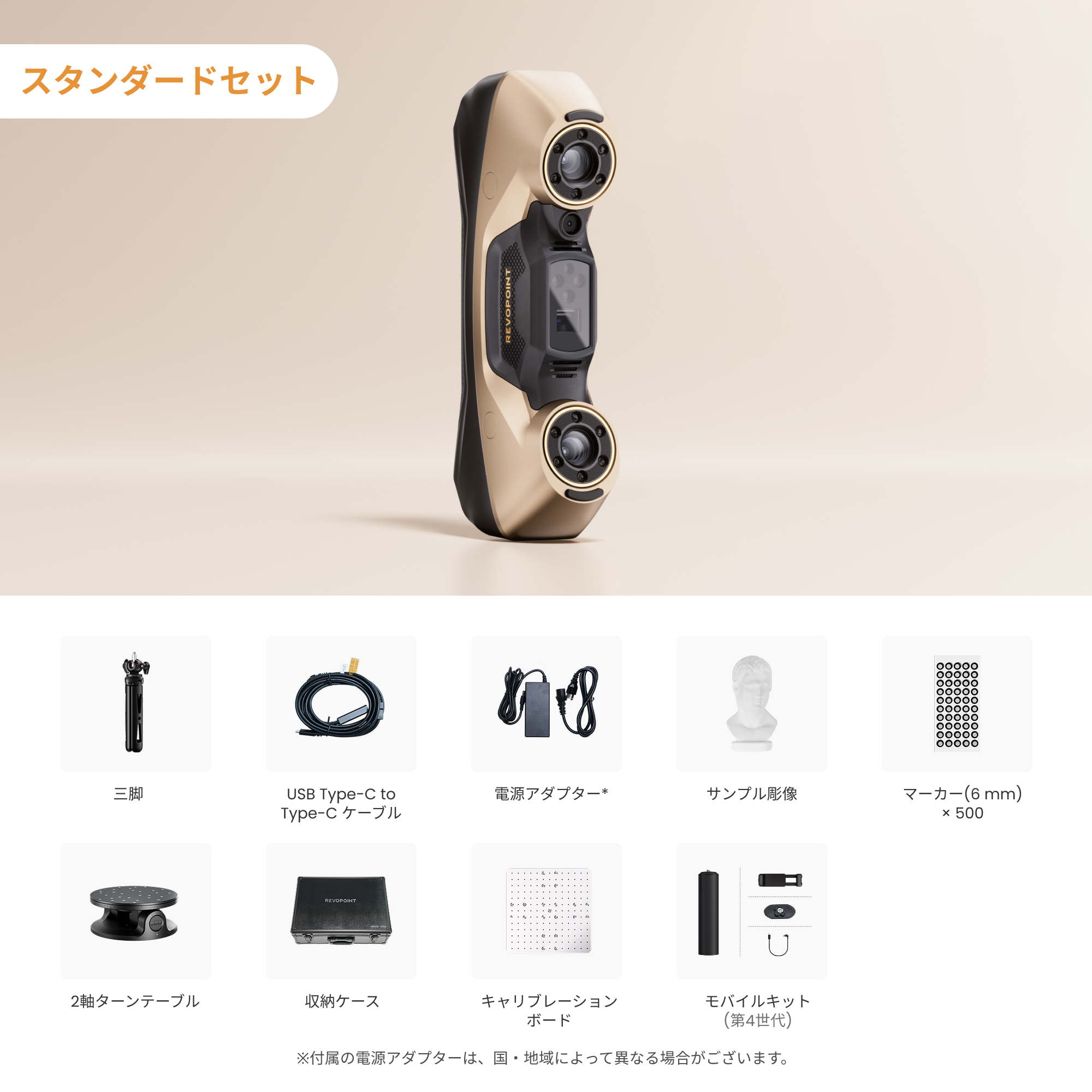 Revopoint MetroY Ultra：中・小型対象物対応 高性能ワイヤレス3Dスキャナー