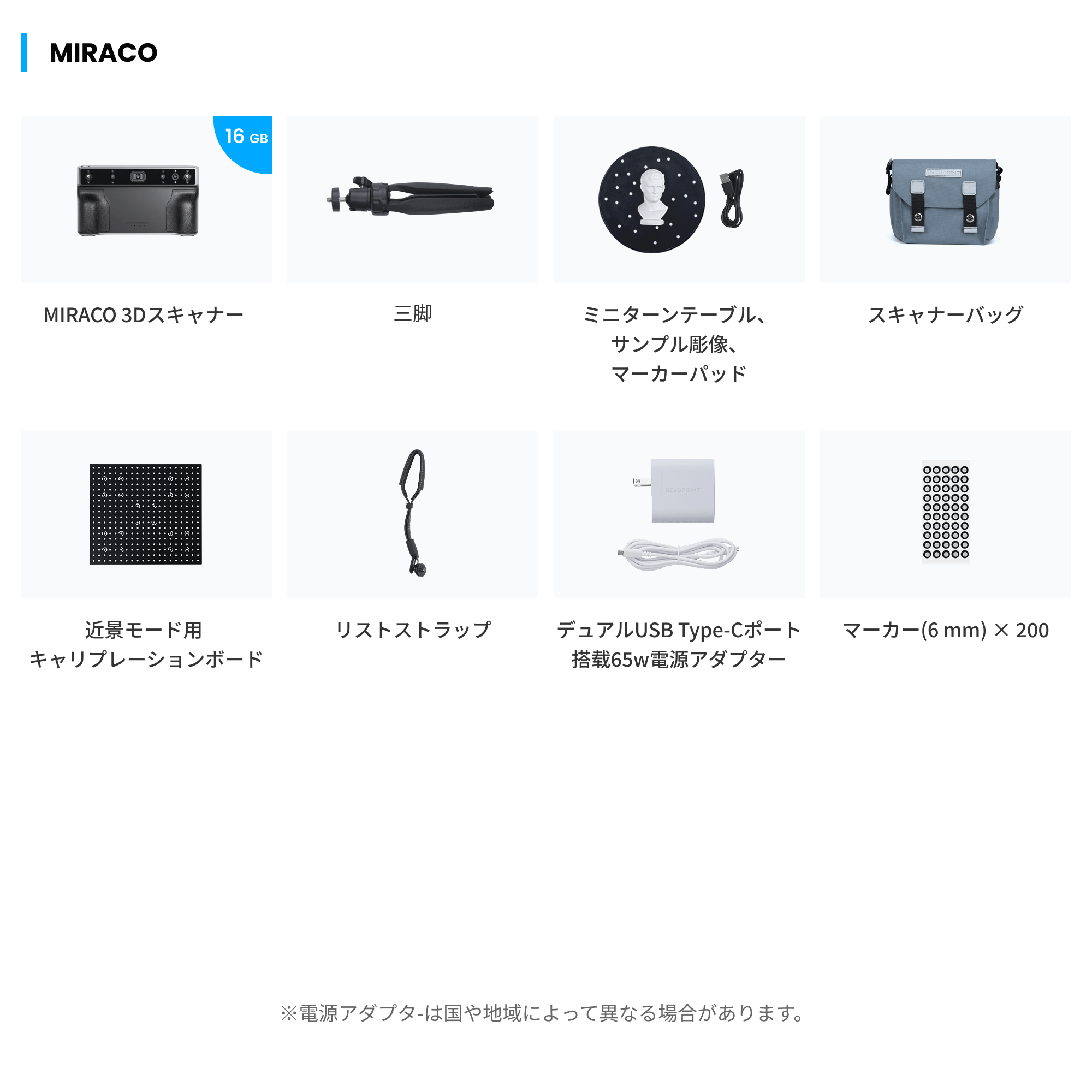 Revopoint MIRACO 3Dスキャナー | 小中大オブジェクト対応の Revopoint MIRACO 3Dスキャナー | 小中大オブジェクト対応の