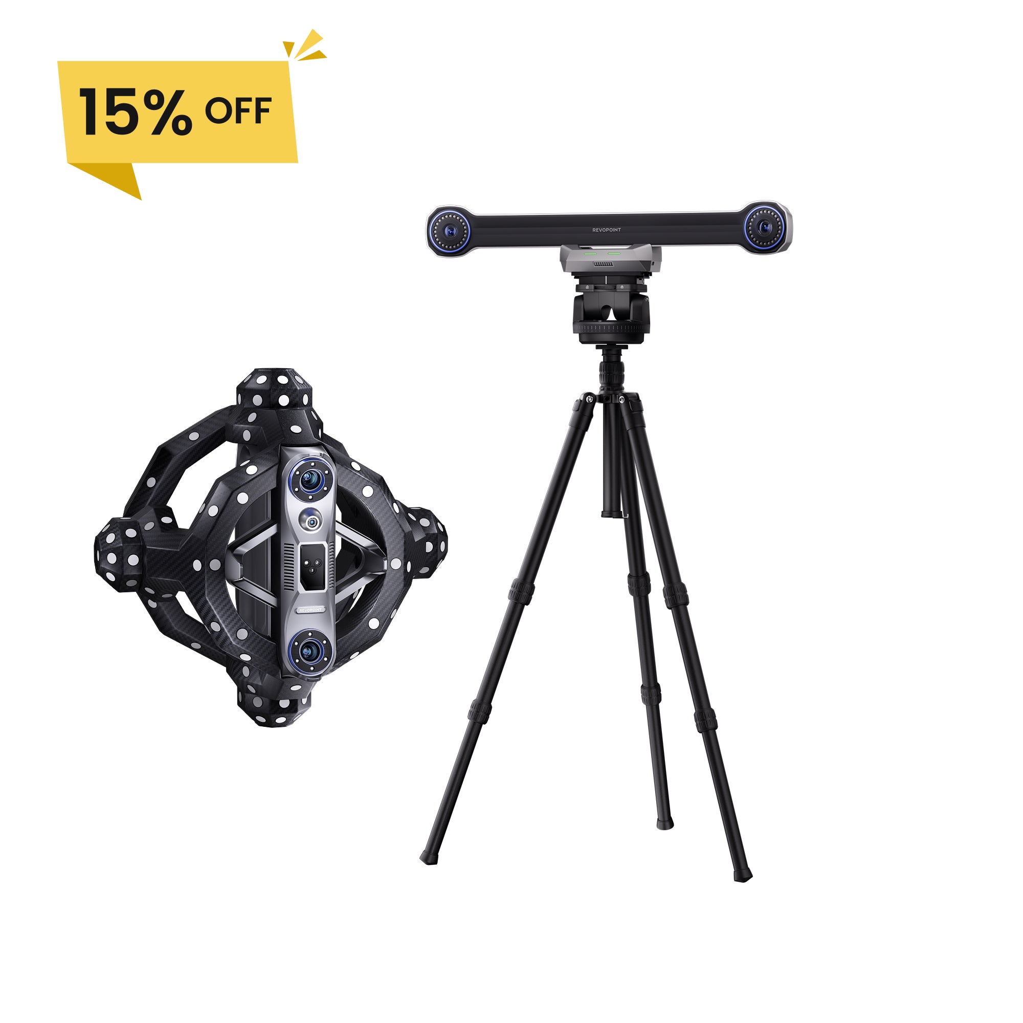 Revopoint Trackit ：マーカー不要光学トラッキング 式3Dスキャナー