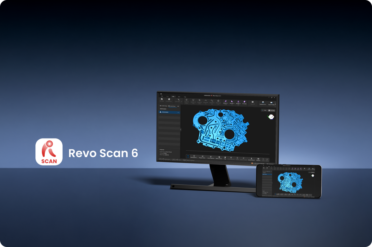 Revo Scan 6：AI搭載の3Dスキャン後処理ソフトウェア